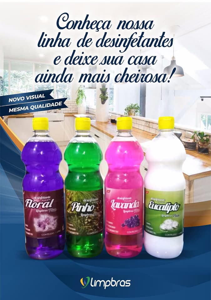 DESINFETANTE 1L LIMPBRAS 